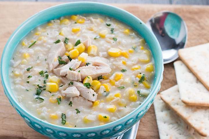 Minute Chicken & Rice Corn Chowder: Easy Weeknight Dinner